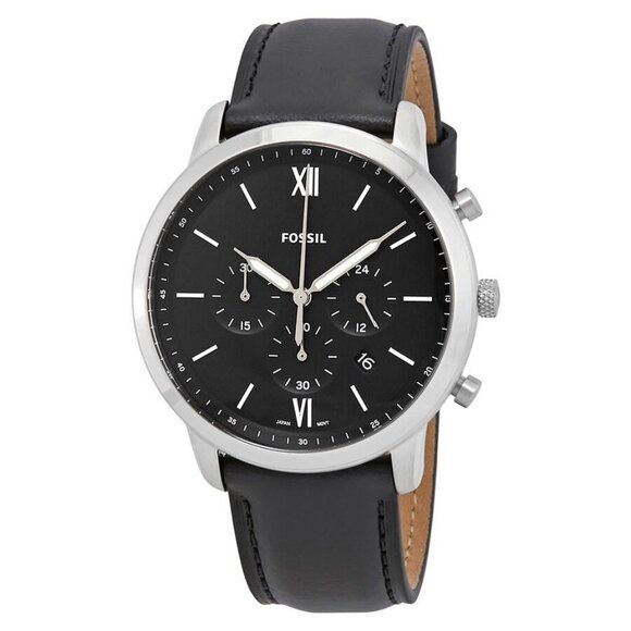 FX04180B NWT Fossil Fashion Men's Quartz Steel Authentic Watch - Picture 1 of 3